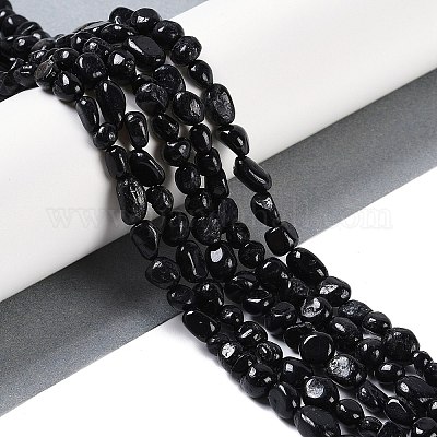 Натуральный турмалин бисер нитей&nbsp;LS-G-P433-05A-01-1