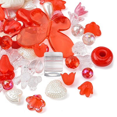 Opake & transparente Acrylperlen&nbsp;MACR-YW0002-01F-1