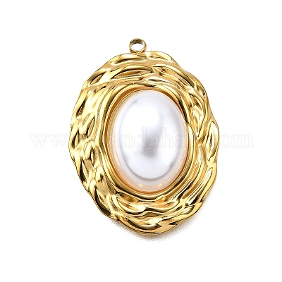 Подвески из пластикового жемчуга&nbsp;LS-STAS-Q360-03B-G-1