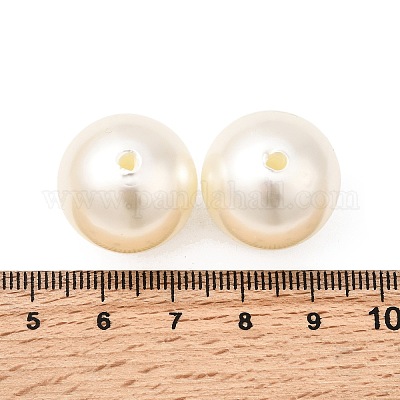 Абс пластмасса имитация жемчужина круглые бусины&nbsp;LS-X-SACR-S074-20mm-A41-1