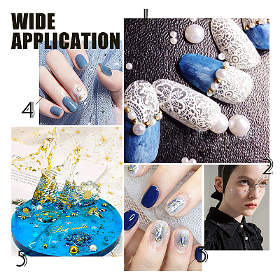 Resin Charms Alloy Epoxy Resin Supplies Insert Resin Accessories Resin  Filling Charms Nail Art Decoration Jewelry Making