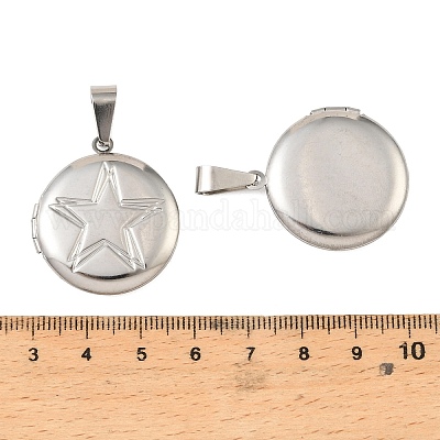 Подвески-медальоны из нержавеющей стали 316&nbsp;STAS-K321-17P-1