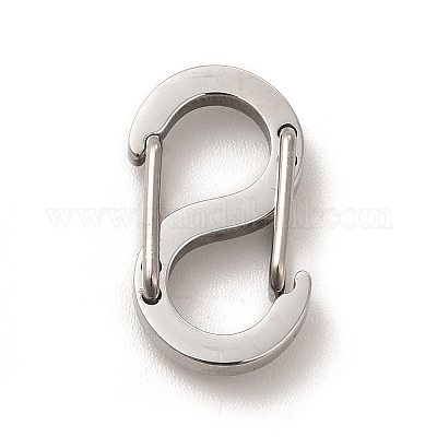Wholesale 304 Stainless Steel Push Gate Snap Key Clasps