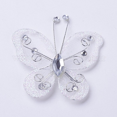 Acrylic Butterfly With Rhinestone