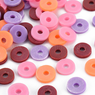 Wholesale 4 Colors Handmade Polymer Clay Beads 