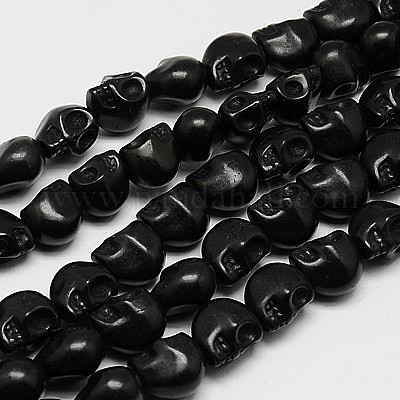 Синтетических нитей бирюзовые бусы TURQ-G113-10x12mm-09-1