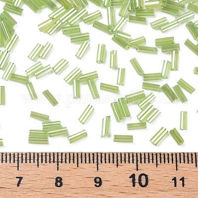 Прозрачные цвета блестящие стеклянные бусины из стекляруса SEED-N005-001-A01-1