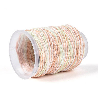 35 м окрашенный сегментный хлопковый шнур для макраме&nbsp;OCOR-T017-06B-1