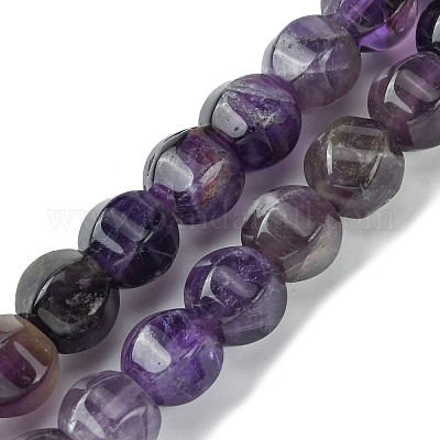 Natürlichen Amethyst Perlen Stränge&nbsp;G-H023-A08-01-1