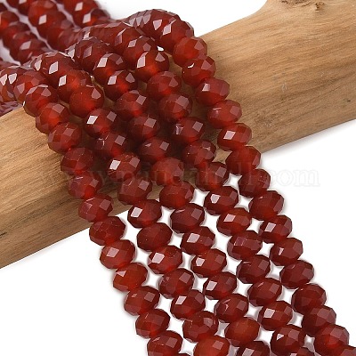 Природные пряди сердолик бисера&nbsp;G-D344-A19-01-1