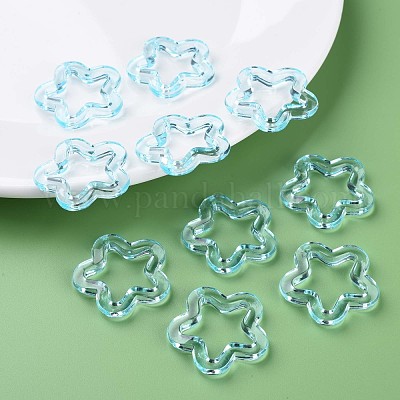 Прозрачные акриловые бусины&nbsp;MACR-S373-24-B08-1