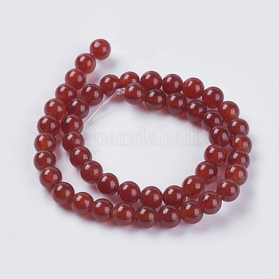 red agate beads