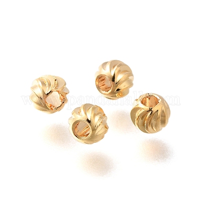 Perles en laiton&nbsp;KK-B127-01G-1