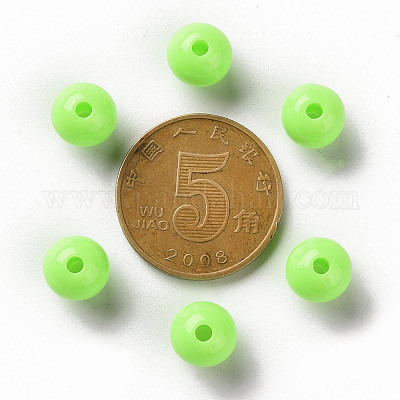 Непрозрачные акриловые бусины X-MACR-S370-C8mm-A30-1