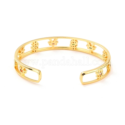 Golden Silver Rose Gold 3pcs Round Hollow Charm Bracelet Ladies Elastic  Bracelet Women's Trendy Accessories