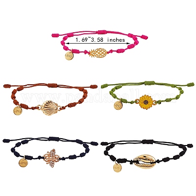 Браслеты из натуральных ракушек&nbsp;BJEW-SW00029-1