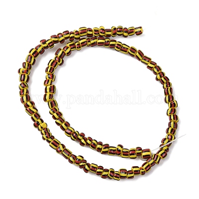 Бусы лэмпворк ручной работы&nbsp;BLOW-K001-01B-04-1