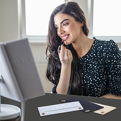 6 шт. 3-цветный шерстяной фетровый органайзер для кошелька&nbsp;FIND-CN0001-08-1