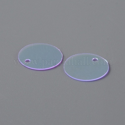 Переливающиеся подвески из пвх с пайетками/блестками PVC-WH0006-01A-1