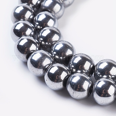 70 abalorios metal aproximadamente hematites 5,5mm con facetas Strang perlas nenad-Design an346
