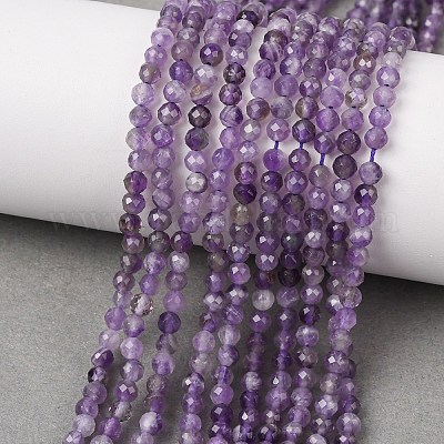 Natürlichen Amethyst Perlen Stränge&nbsp;G-T108-35-1