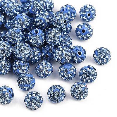 Бусины со стразами&nbsp;RB-H284-6MM-Half-2-1