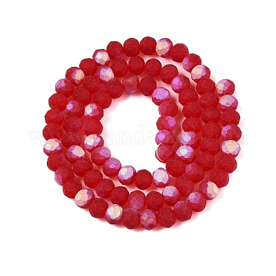 Прозрачные стеклянные бусины&nbsp;LS-EGLA-A044-T6mm-MB01-1