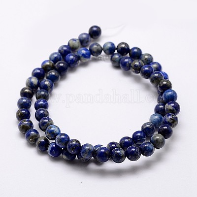 Natürlicher Lapislazuli Perlenstränge&nbsp;G-A163-07-8mm-1