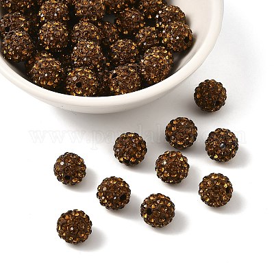 Pave disco бусины&nbsp;RB-H258-10MM-220-1