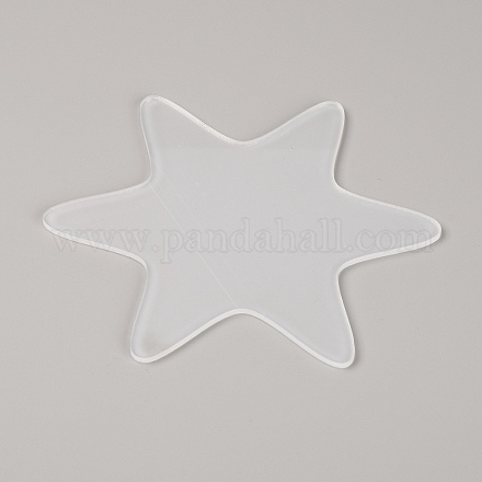 Carta portafilo in plastica a forma di stella personalizzata TOOL-WH0135-04-1