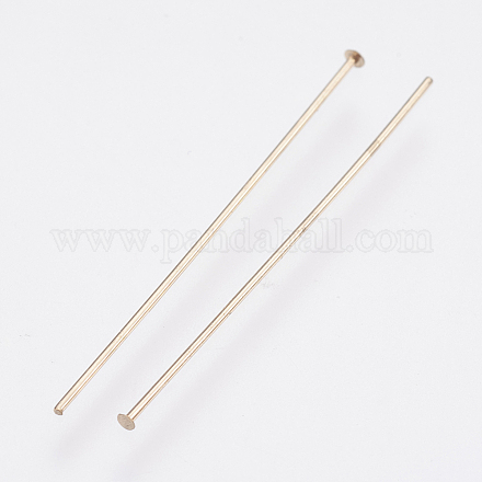 Brass Flat Head Pins KK-K224-18G-1