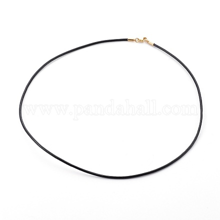Leather Cord Necklace Making MAK-L018-06A-01-1
