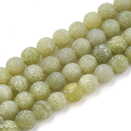 Naturali nuove perle di giada fili G-T106-076-1