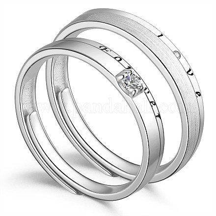 Shegrace 925 anello regolabile in argento sterling JR711A-1