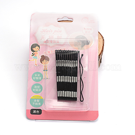 Brass Electroplate Iron Hair Bobby Pins PHAR-M002-31-1