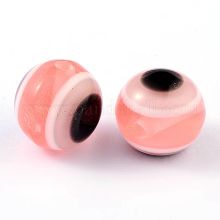 Evil Eye Resin Beads X-RESI-R140-10mm-04-1