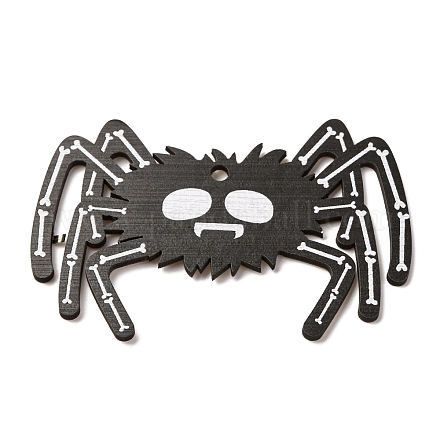 Большие деревянные подвески с принтом в стиле Хэллоуина WOOD-I016-01A-1