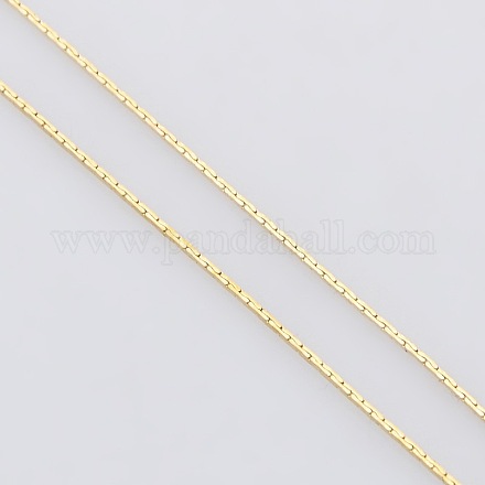Brass Rectangle Chain CHC-L002-04G-1