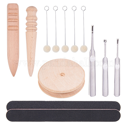 Leather Grinding Trimming Round Flat Stick Vegetable Tanned TOOL-PH0016-27-1