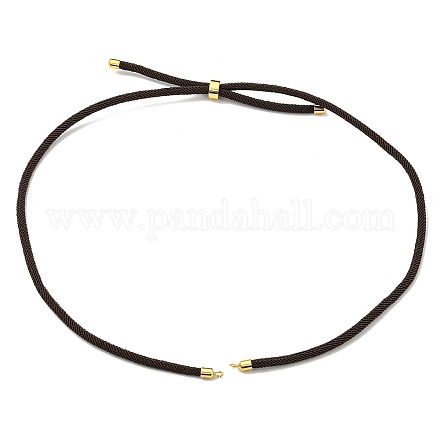 Nylon cordons fabrication de collier AJEW-P116-03G-14-1