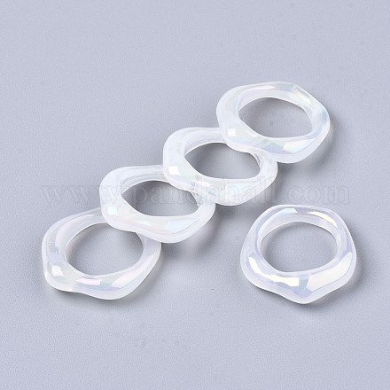 Кольца из прозрачной пластмассы RJEW-T013-001-D01-1