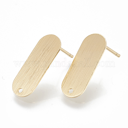 Accessoires de clous d'oreilles en laiton KK-Q750-065G-1