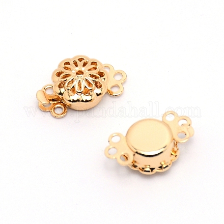 Застежки латунные коробки KK-WH0034-69KCG-1