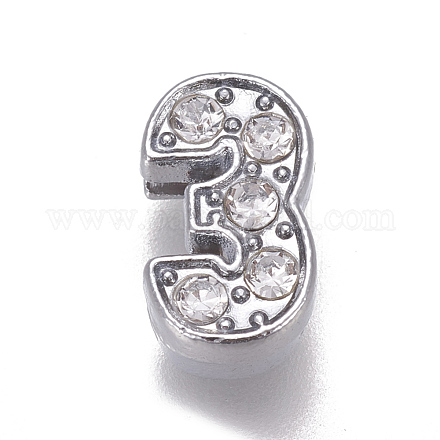 Сплав горный хрусталь подвески слайд&nbsp;PALLOY-WH0065-28C-1