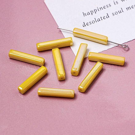 Гальванические стеклянные бусины&nbsp;LS-GLAA-D024-01B-1