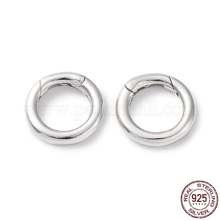 925 пружинное кольцо из стерлинговой стали с родиевым покрытием STER-P050-09P-1