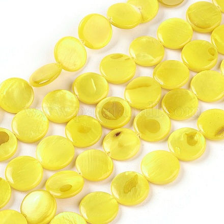 Chapelets de perles de coquillage PBB-XXBK023Y-7-1
