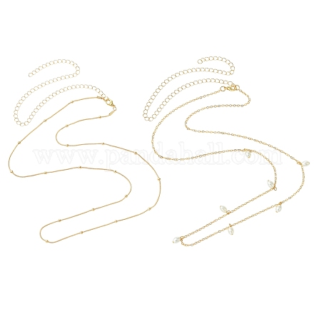 2 шт. наборы цепных ремней из сплава AJEW-CJC0015-005-1