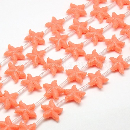 Synthetic Coral Beads Strands CORA-L021-A-04-1
