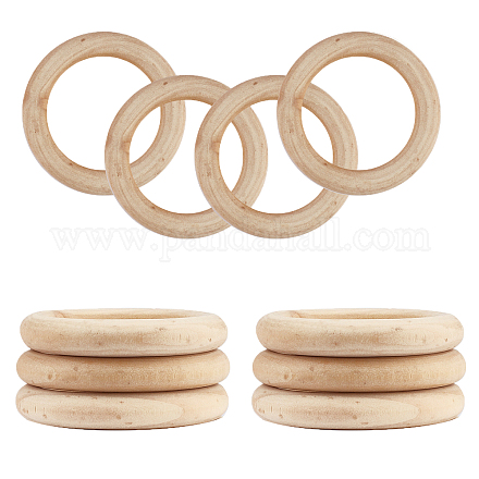 Необработанные деревянные соединительные кольца Gorgecraft WOOD-GF0001-11C-1